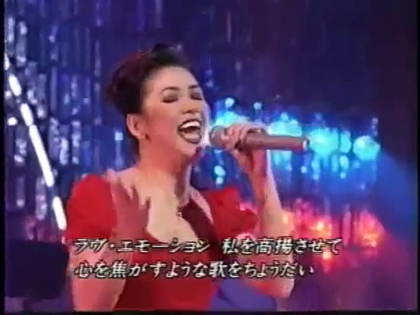 Regine Velasquez at the 1996 Asia Live Dream Event in Japan