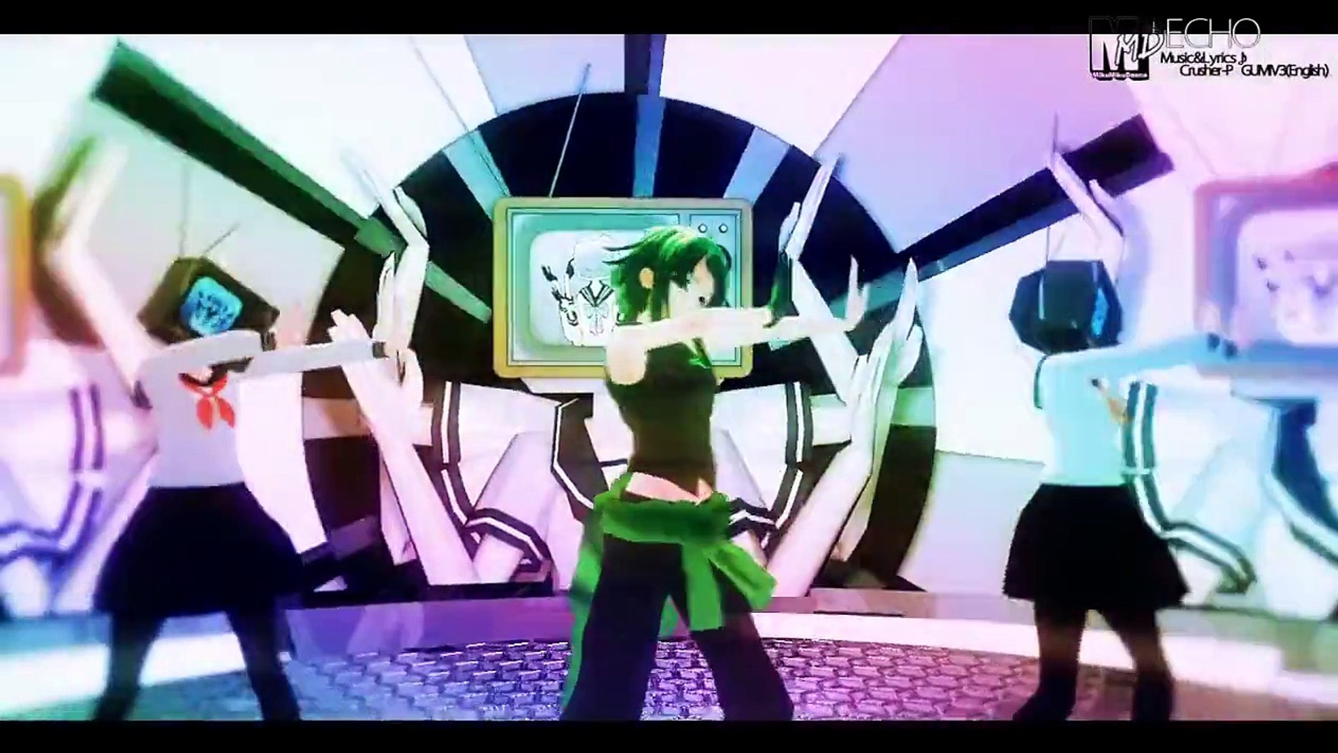 Echo Mmd Pv Gumi Vocaloid Video Dailymotion