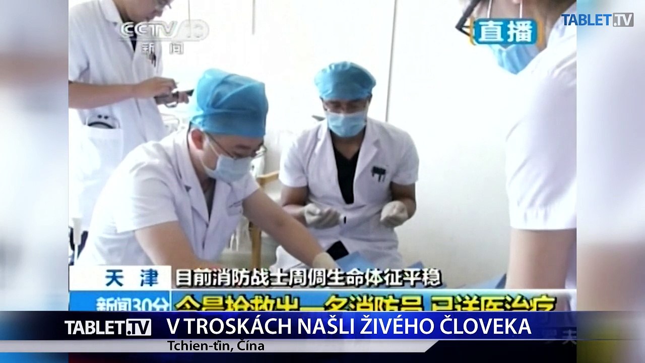 V troskách po výbuchu v Číne sa podarilo nájsť živého človeka