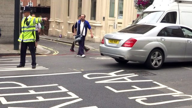 Lord Janner arrives at Westminster Magistrates' Court