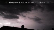 Blitze vom 8. Juli 2012 im Lkr. Erding