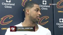 Tristan Thompson Practice Cleveland Cavaliers Clinic Courts May 25, 2015