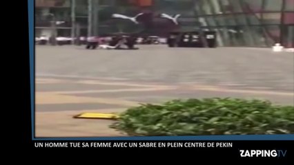 Un homme tue une femme avec un sabre en plein centre de Pékin
