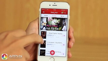 Hướng dẫn dùng kho phim Appvn trên iOS