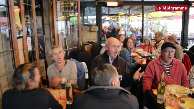 Paimpol. De l'ambiance jusque sur les terrasses