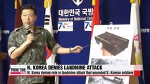 N. Korea denies role in landmine attack that wounded S. Korean soldiers