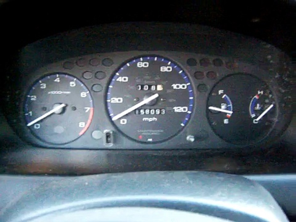 1999 Honda civic start up