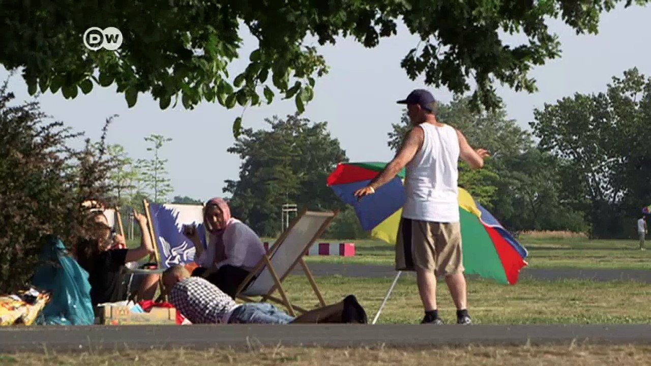 Sommer in Berlin: Flughafen als Oase | DW Nachrichten