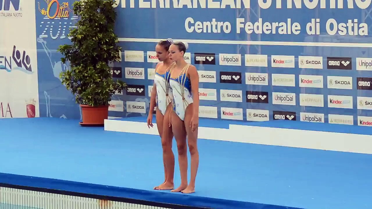 Todo Sincro Duo Libre España - Sara Saldaña - Alisa Ozhogina Comen 2015