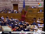 Parlamento griego aprueba el tercer rescate financiero