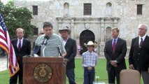 Texas Governor Rick Perry signs legislation protecting private property rights in Texas.