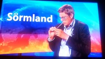 Fredrik Ahl på SVT Sörmland spårar ur (bra kvalitét) - Kebabtekniker!