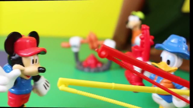 Mickey Mouse Clubhouse Campfire and Fishing Mickey Minnie Donald Duck and Goofy