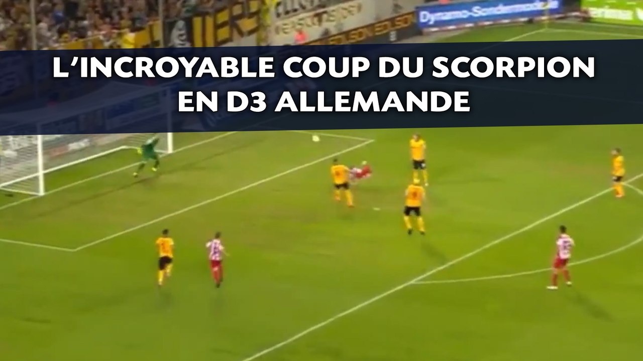 L'incroyable coup du scorpion en D3 allemande