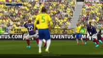 Pro Evolution Soccer 2016 - Match démo : France VS Brésil
