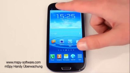 Installation der Mspy Software auf einem Android Handy - Deutsche Version