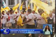 En Guayaquil también se realizaron marchas de protesta