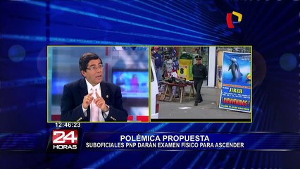 Jaime Delgado respalda examen físico obligatorio para ascenso de policías