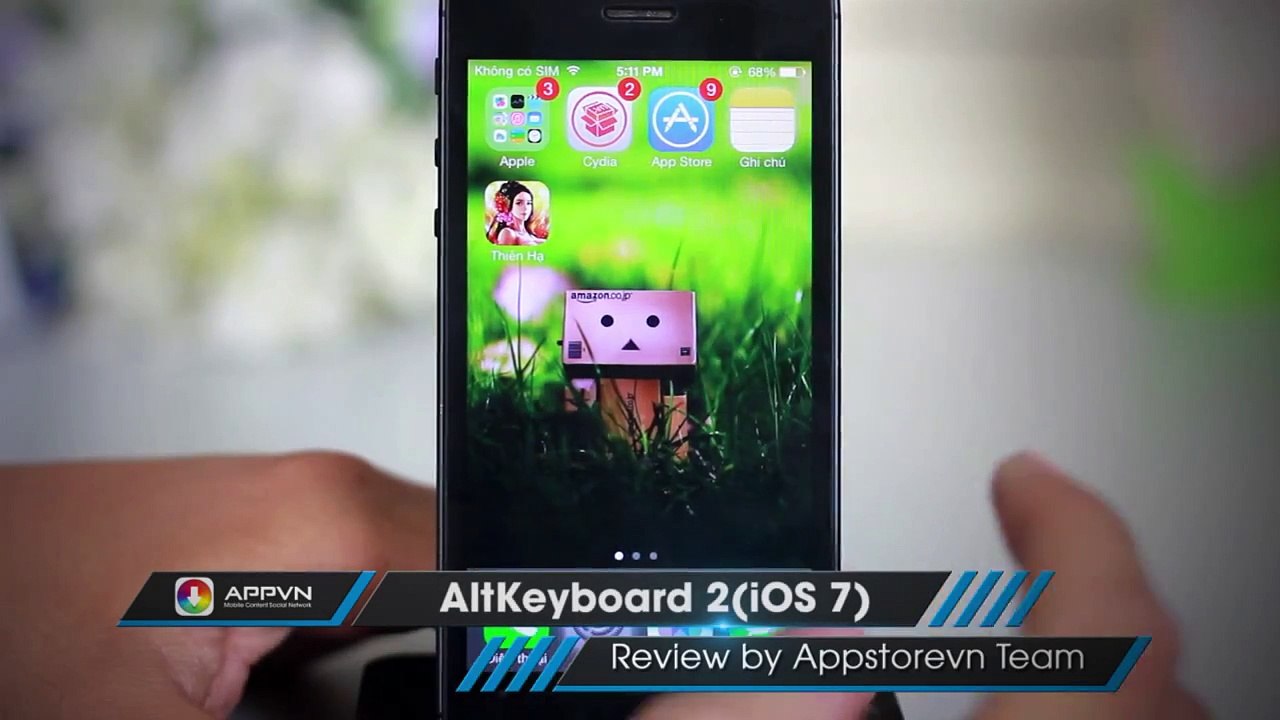 [Cydia Tweak] AltKeyboard 2 (iOS 7) - bàn phím mở rộng với nhiều chức năng hay - AppStoreVn