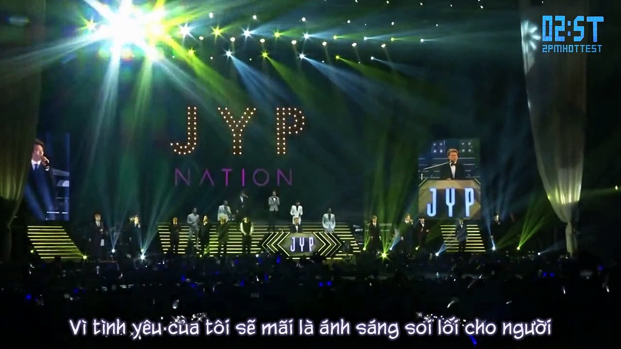 [Vietsub - 2ST] [141213] Don't Leave Me & Comeback When You Here This Song - JYP Nation @ JYP Nation Korea 2014 ‘One Mic