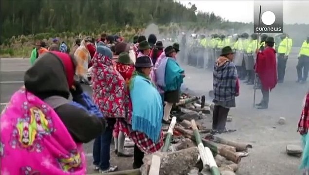 Indigenous communities lead anti-government protests in Ecuador