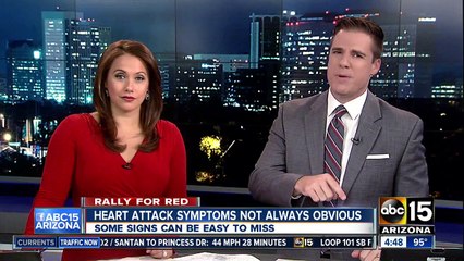 Rally for Red: Heart attack symptoms not always obvious
