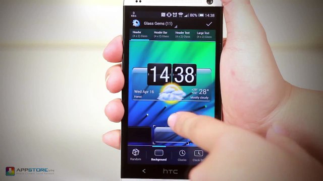 [Android App] HD Widgets - Widget đồng hồ tuyệt đẹp
