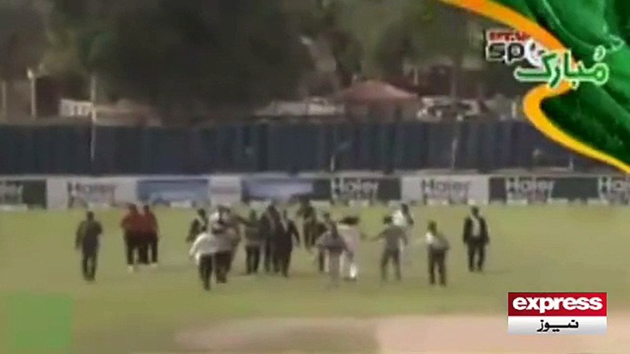 Raheel Shareef Playing Cricket at 14th August