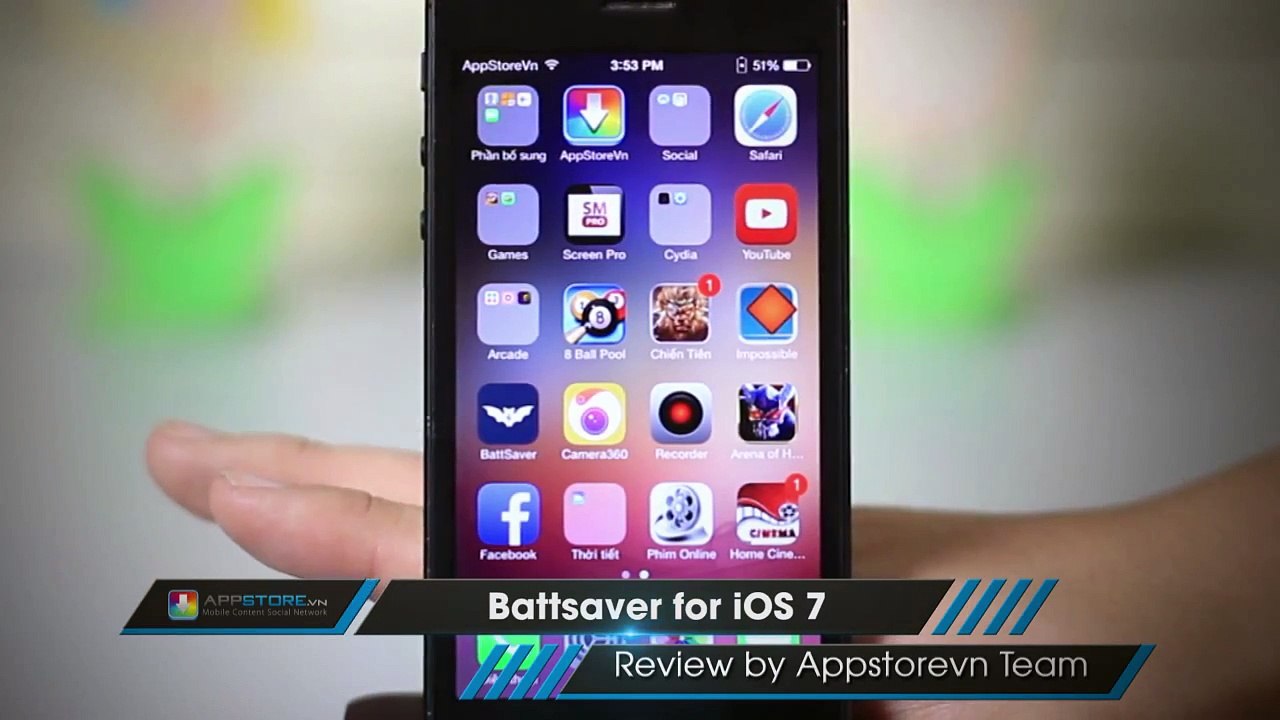 [Cydia Tweak] BattSaver - tiết kiệm pin hiệu quả cho những máy iOS 7 - AppStoreVn