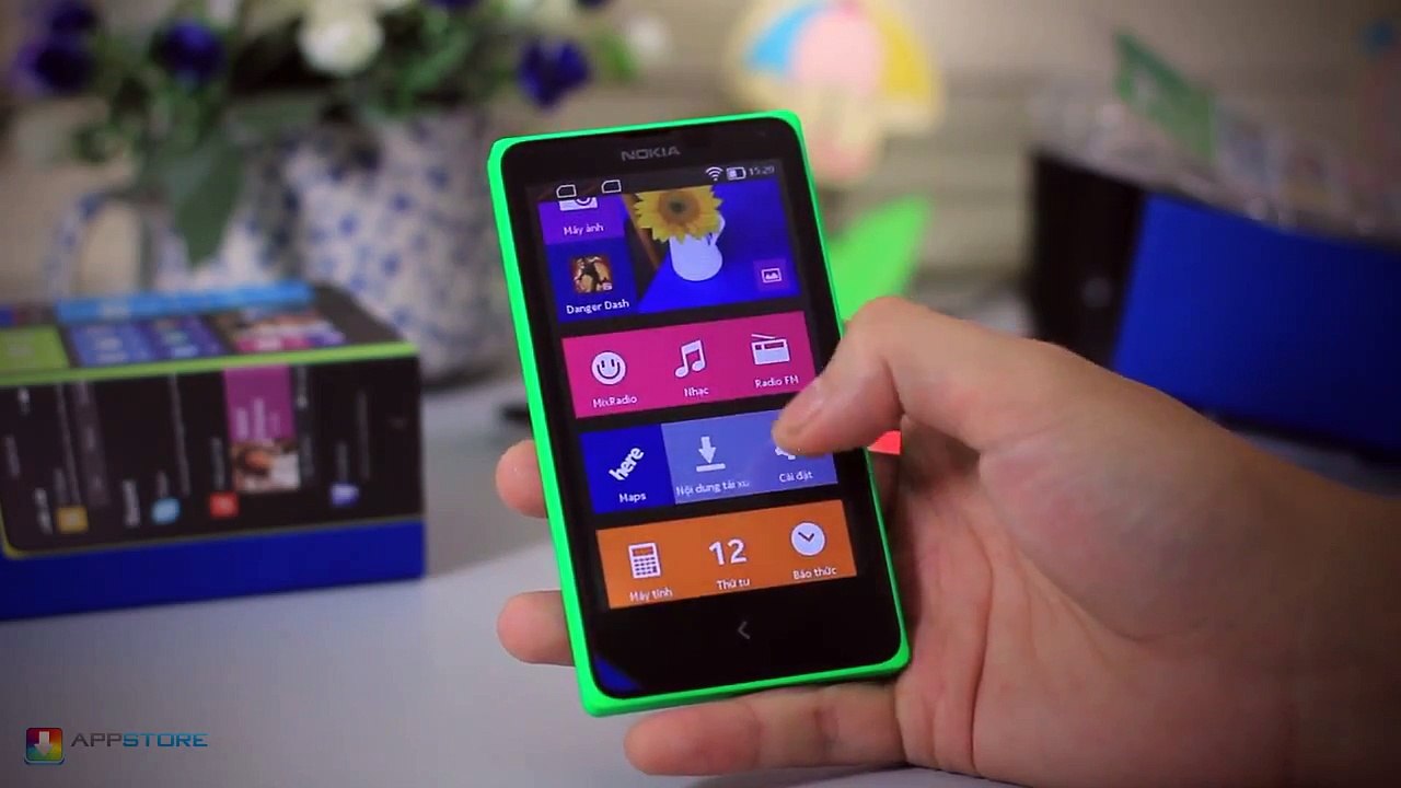 Mở hộp đánh giá nhanh Nokia X tại Hà Nội - AppStoreVn
