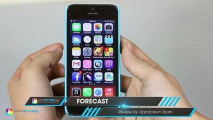 [Cydia Tweak] Forecast - hiển thị thời tiết tuyệt đẹp trên màn hình khóa iPhone - AppStoreVn