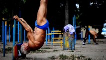 WORKOUT training of strong man 73 years old ! | Самый сильный дед в мире!