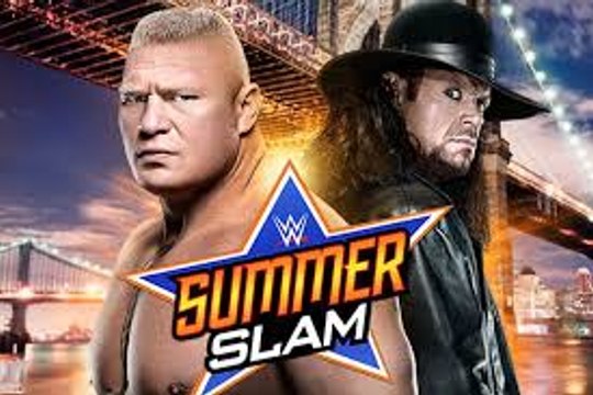 WWE Summerslam 2015 - Brock Lesnar vs The Undertaker - ULTIMATE Match Highlights! (STING ATTACKS)