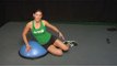 Bosu Ball Exercises : Bosu Ball Exercises: Oblique Crunches