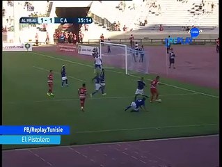 هدف التعادل للنادي الافريقي 1 - 1 هلال بنغازي
