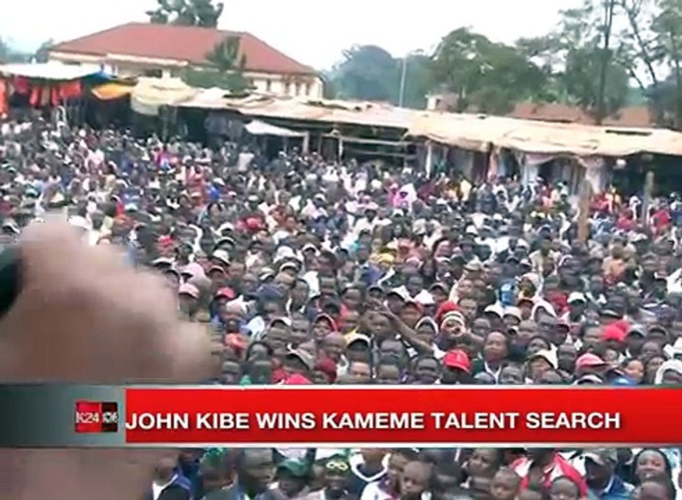Kameme Mugithi arrives in Nyeri town