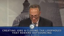 Creating Jobs & Closing Tax Loopholes That Reward Outsourcing