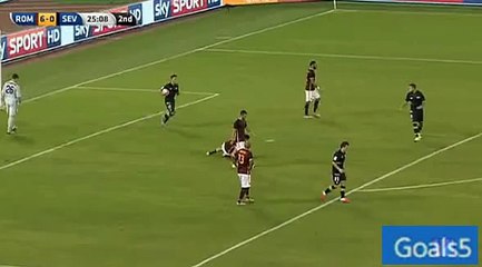 Suarez Goal AS Roma 6 - 1 Sevilla Friendly Match 14-8-2015