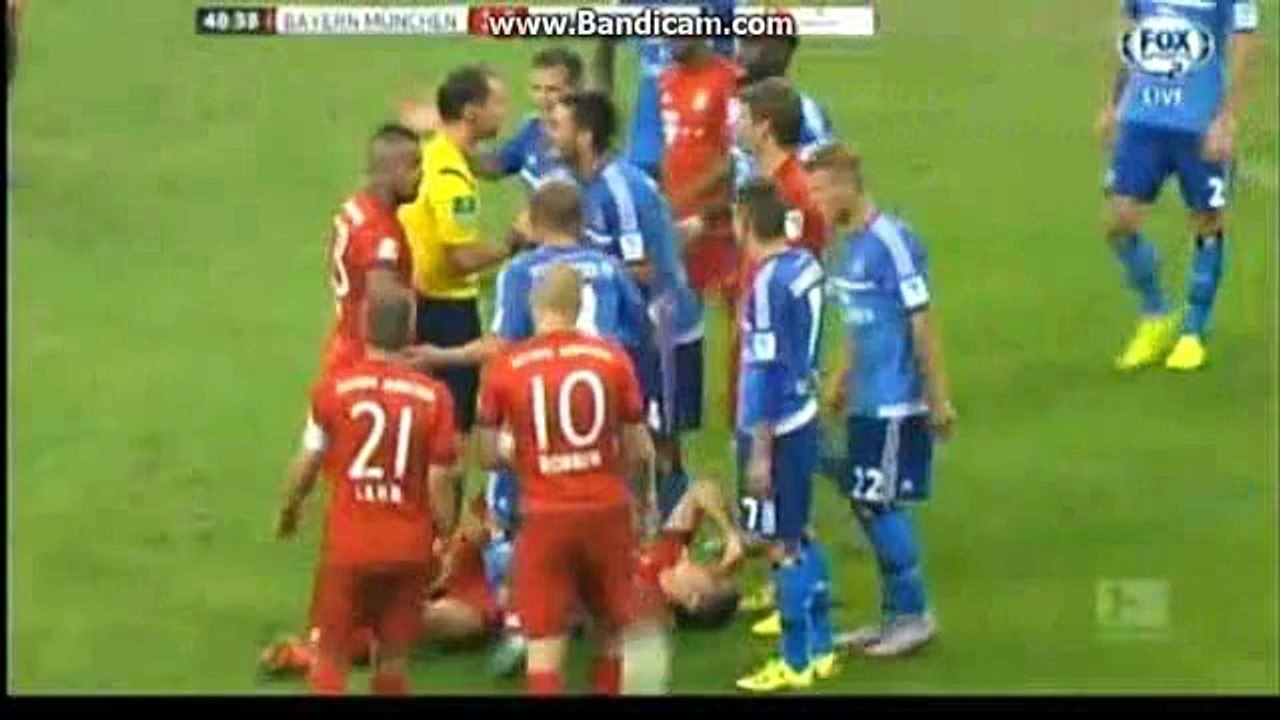 FREE KICK FOR BAYERN.M BIG CHANNCE;BAYERN.M-HAMBURG;1;0