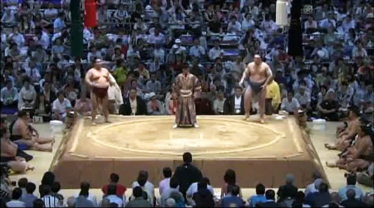 徳勝龍vs栃ノ心 病院送り 2013/7/11