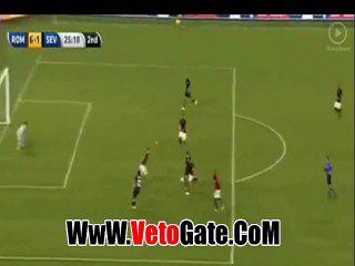 الهدف الاول اشبيليه فى روما
