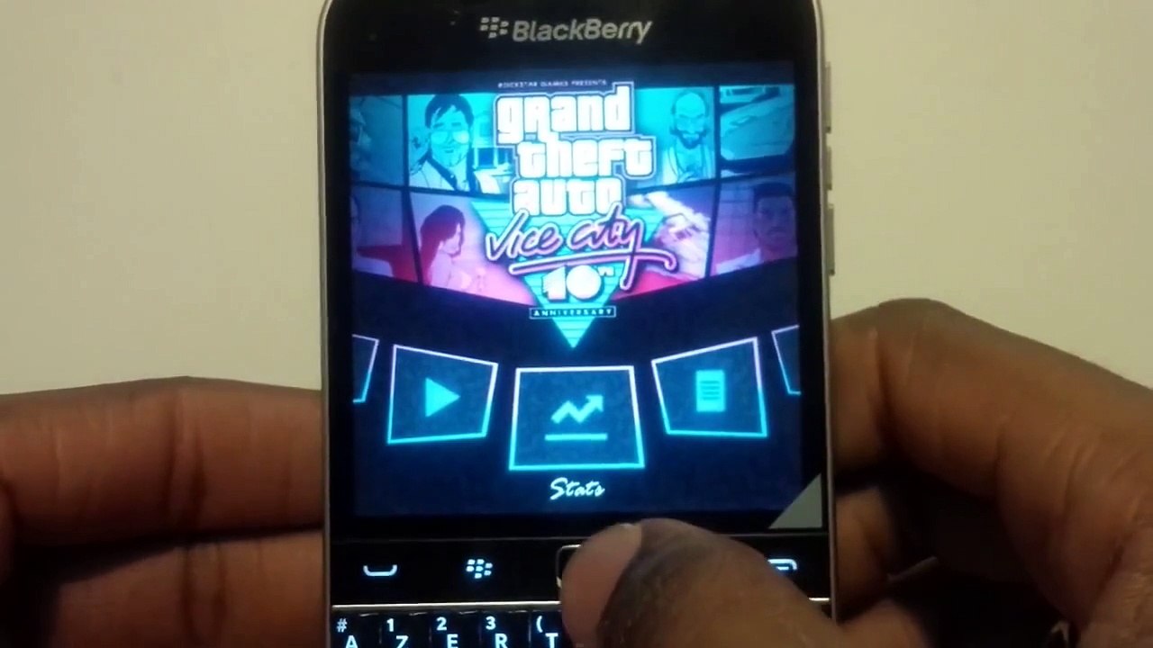 GTA Vice City on BlackBerry Classic
