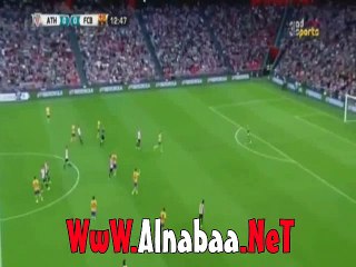 الهدف الاول اتلتيك بيلباو