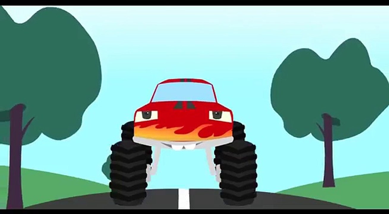 Monster Truck Colors For Children   Learn Colours Monster Trucks