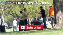 CUTE Girl Peeing on Strangers (PRANKS GONE WRONG) - Social Experiment - Funny Videos - Pra  KL