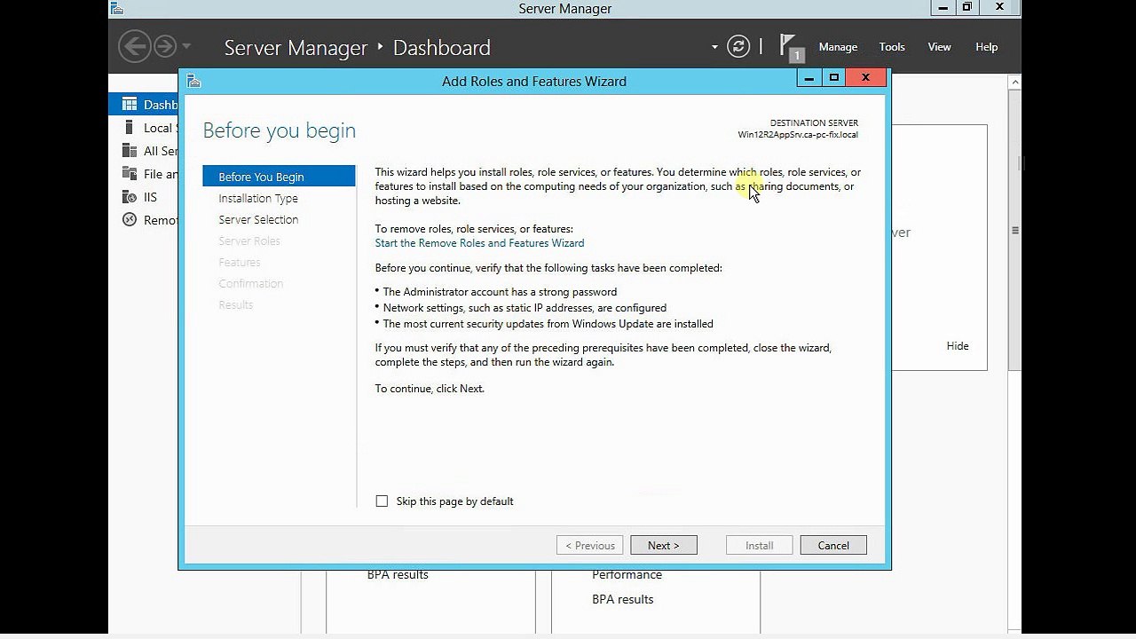 how to install Desktop Experience in Windows 2012 r2