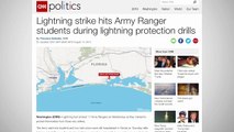 Lightning Strikes 40 Army Students During Lightning Protection Drills