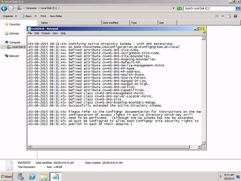 Install SCCM 2012 Hierarchy System Center Configuration Management