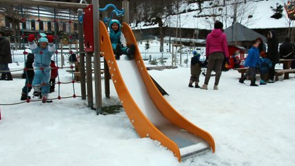 Toboggan glissant