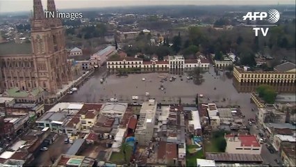 Strong winds worsen Argentina floods
